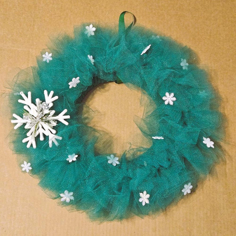 Tulle wreath